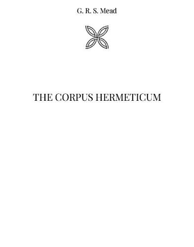 ﻿Corpus Hermeticum