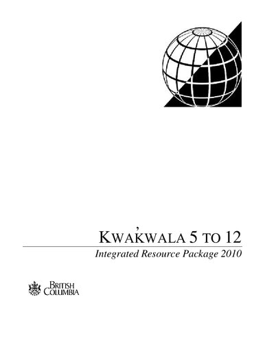 ﻿Kwak̓wala 5 TO 12 - بسته منابع یکپارچه 2010