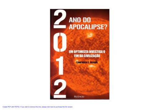 ﻿2012 سال آخرالزمان؟ - یک خوشبین به بررسی پایان تمدن می پردازد