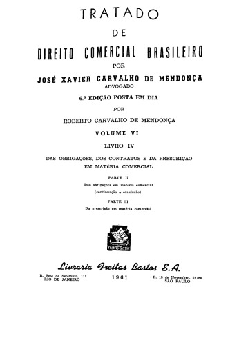 ﻿معاهده حقوق تجارت برزیل - جلد 6.3 - تعهدات و تجویز در امور تجاری