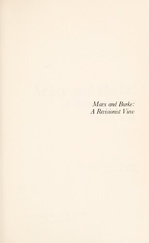 ﻿مارکس و برک: دیدگاه تجدیدنظرطلبانه