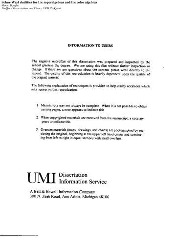 ﻿دوگانگی های Schur-Weyl برای ابرجبرهای Lie و جبرهای رنگی Lie