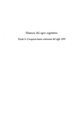 ﻿تاریخچه کشاورزی آرژانتین