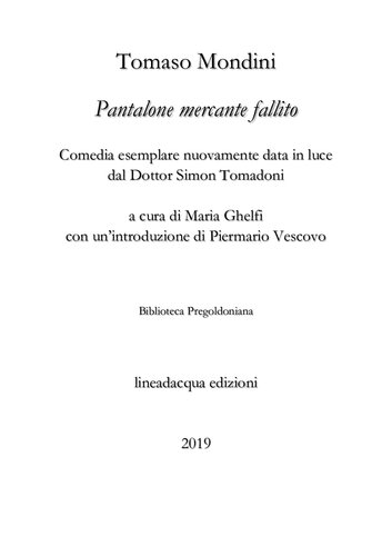 ﻿شلوار تجاری شکست خورده یک کمدی مثال زدنی دوباره توسط دکتر سیمون تومادونی به نمایش درآمد