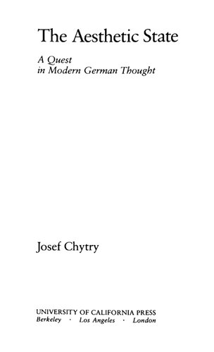 ﻿وضعیت زیبایی‌شناختی: جستجویی در اندیشه مدرن آلمانی