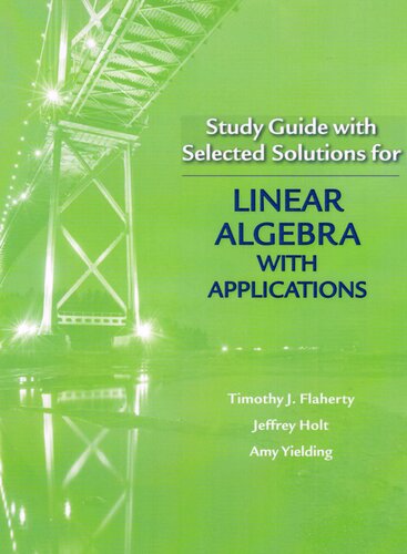 ﻿راهنمای مطالعه با راه حلهای انتخاب شده برای جبر خطی با کاربردها