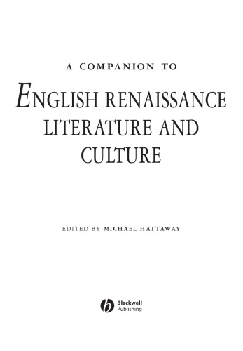 همراه با ادبیات و فرهنگ رنسانس انگلیسی