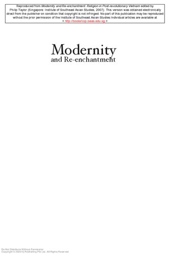 ﻿مدرنیته و افسون مجدد: دین در ویتنام پس از انقلاب
