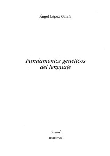 ﻿مبانی ژنتیکی زبان