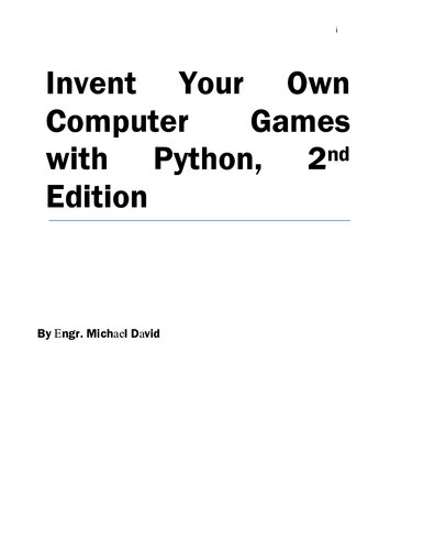 ﻿بازی های کامپیوتری خود را با پایتون اختراع کنید