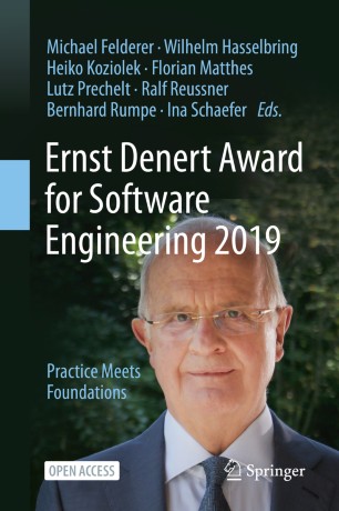 ﻿جایزه Ernst Denert برای مهندسی نرم افزار 2019: Practice Meets Foundations