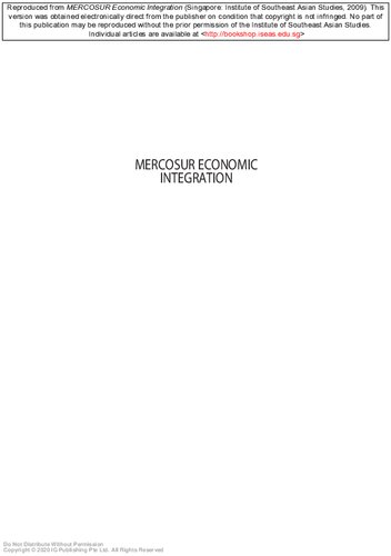 ﻿ادغام اقتصادی MERCOSUR: درس هایی برای آسه آن