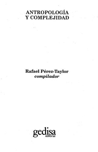 ﻿انسان شناسی و پیچیدگی