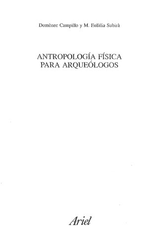 ﻿انسان شناسی فیزیکی برای باستان شناسان
