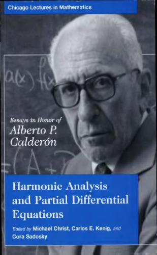 تجزیه و تحلیل هارمونیک و معادلات دیفرانسیل جزئی: به افتخار کالدرون