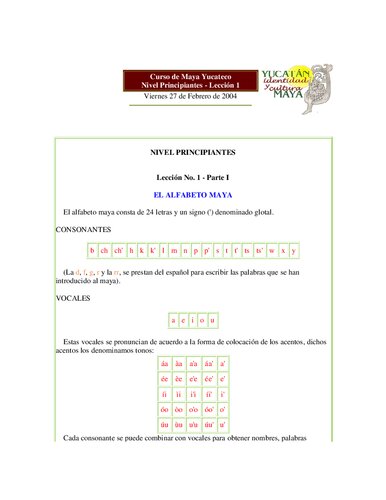 ﻿زبان مایان یوکاتک