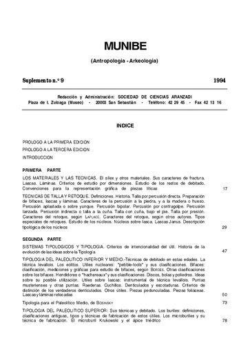 ﻿باستان شناسی انسان شناسی Munibe