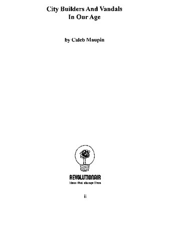 ﻿شهرسازان و خرابکاران در عصر ما