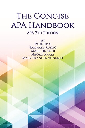 ﻿کتاب راهنمای مختصر APA: APA 7th Edition