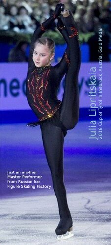 ﻿فقط یک استاد مجری دیگر از کارخانه اسکیت روی یخ روسیه