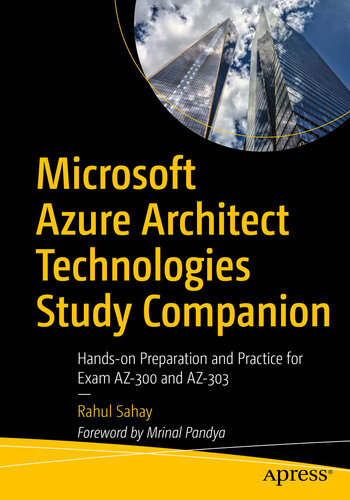﻿همنشین مطالعه Microsoft Azure Architects Technologies: آماده سازی عملی و تمرین برای آزمون AZ-300 و AZ-303