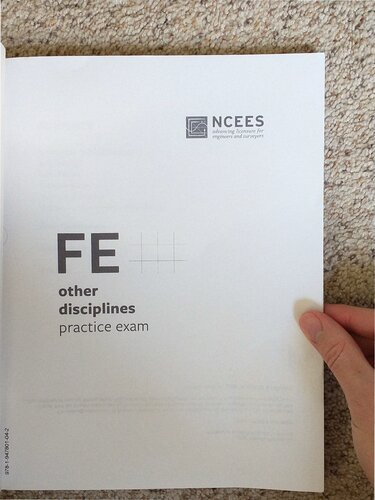 ﻿NCEES FE سایر رشته ها امتحان تمرین