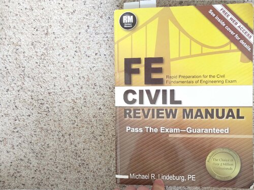 ﻿FE Civil Review Manual Rapid آماده سازی سریع برای اصول مدنی آزمون مهندسی
