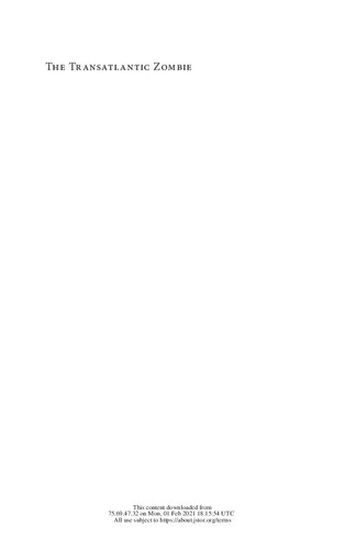 ﻿زامبی ترانس آتلانتیک: بردگی، شورش، و مرگ زنده