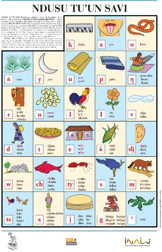 ﻿ندوسو توئون ساوی. الفبای زبان Mixtec (از زبان Mixtec)