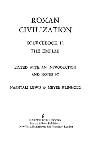 ﻿تمدن روم: برگزیده قرائت جلد. 2 امپراتوری