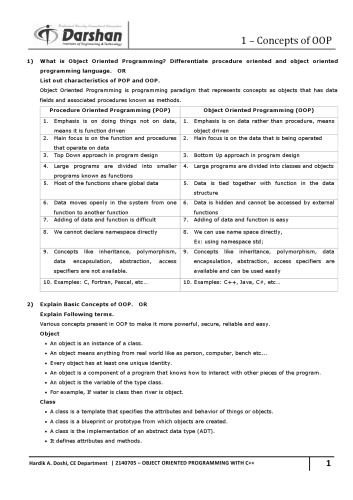 ﻿برنامه نویسی شی گرا با C (2140705) درشان همه واحد