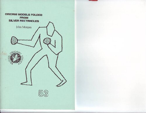 ﻿مدل های اوریگامی تا شده از مستطیل های نقره ای
