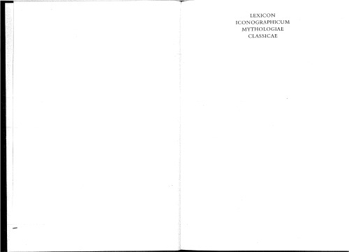 ﻿Lexicon Iconographicum Mythologiae Classicae (LIMC)