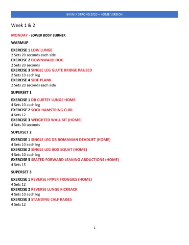 ﻿بیکینی x Strong 2020 HOME