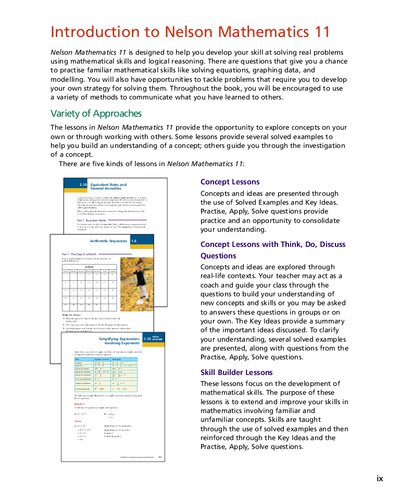﻿ریاضیات نلسون 11