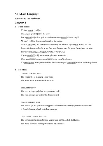 ﻿همه چیز درباره راه حل های تمرین زبان