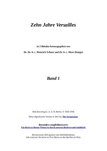 ﻿10 سال ورسای جلد 1