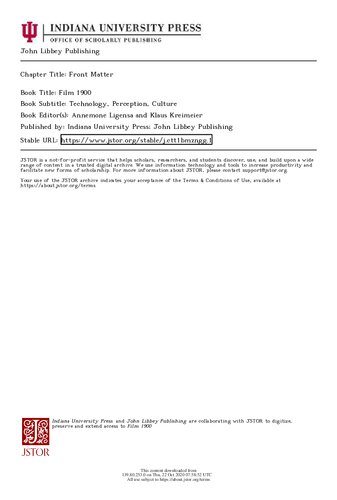 ﻿فیلم 1900: فناوری، ادراک، فرهنگ