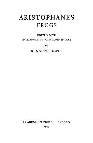 ﻿آریستوفان: قورباغه