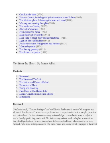 ﻿کتاب های جیمز آلن