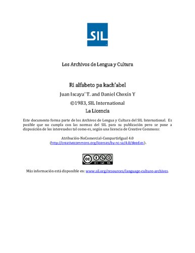 ﻿ری الفبای pa kachʼabel