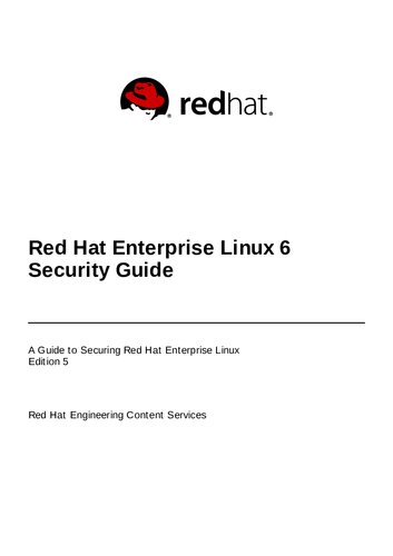 ﻿راهنمای امنیتی Red Hat Enterprise Linux 6
