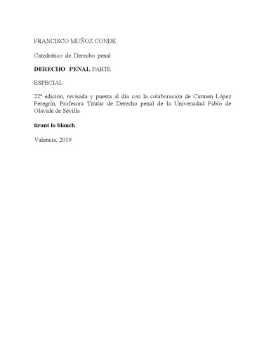 ﻿قانون کیفری. بخش ویژه