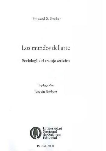 ﻿Los Mudos del Arte: جامعه شناسی کار هنری