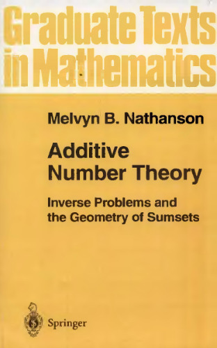 ﻿نظریه اعداد جمعی: مسائل معکوس و هندسه مجموعات