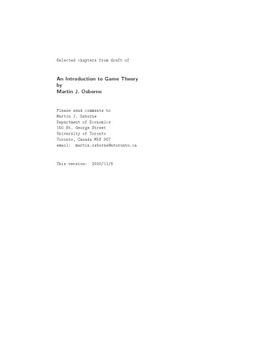 مقدمه ای بر نظریه بازی