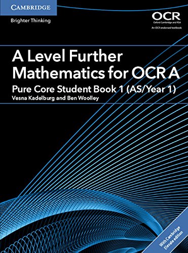 ﻿یک سطح ریاضیات بیشتر برای OCR A: Pure Core Student Book 1 (AS/Year 1)