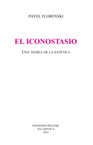 ﻿آیکونوستاز: نظریه زیبایی شناسی