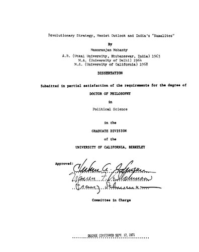 ﻿استراتژی انقلابی، نگرش مائوئیستی و 