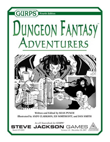 ﻿GURPS ویرایش چهارم. Dungeon Fantasy: Adventurers